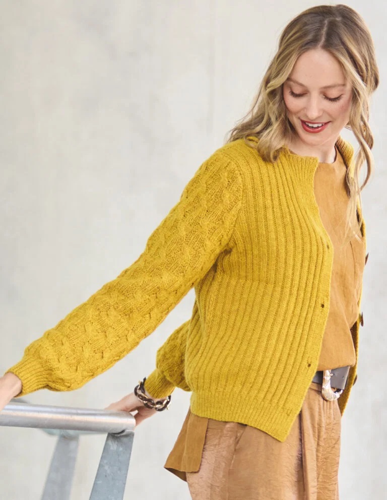 вязаный жакет