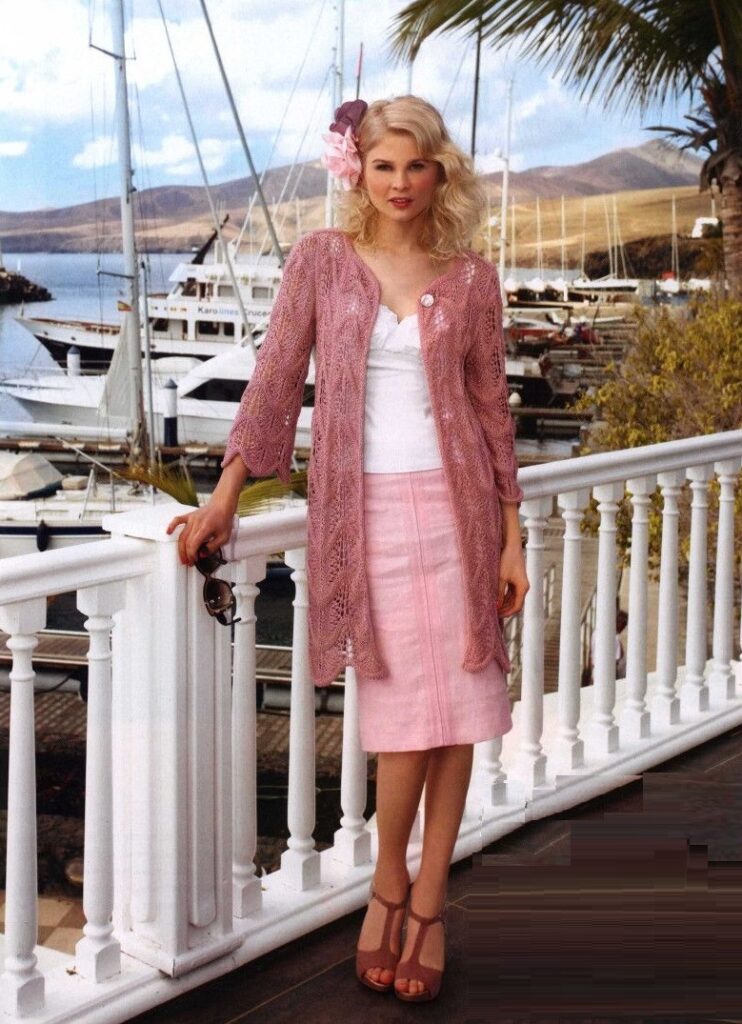 вязаный жакет