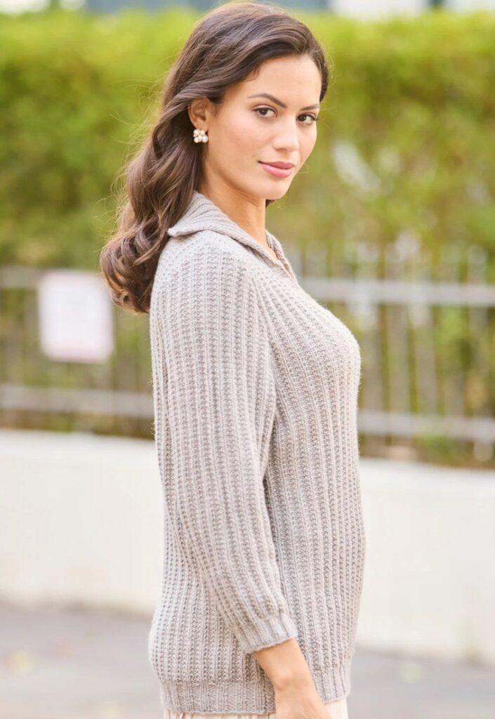 вязаный пуловер