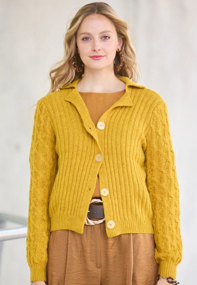 вязаный жакет