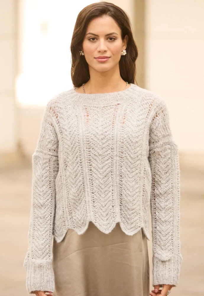 вязаный пуловер