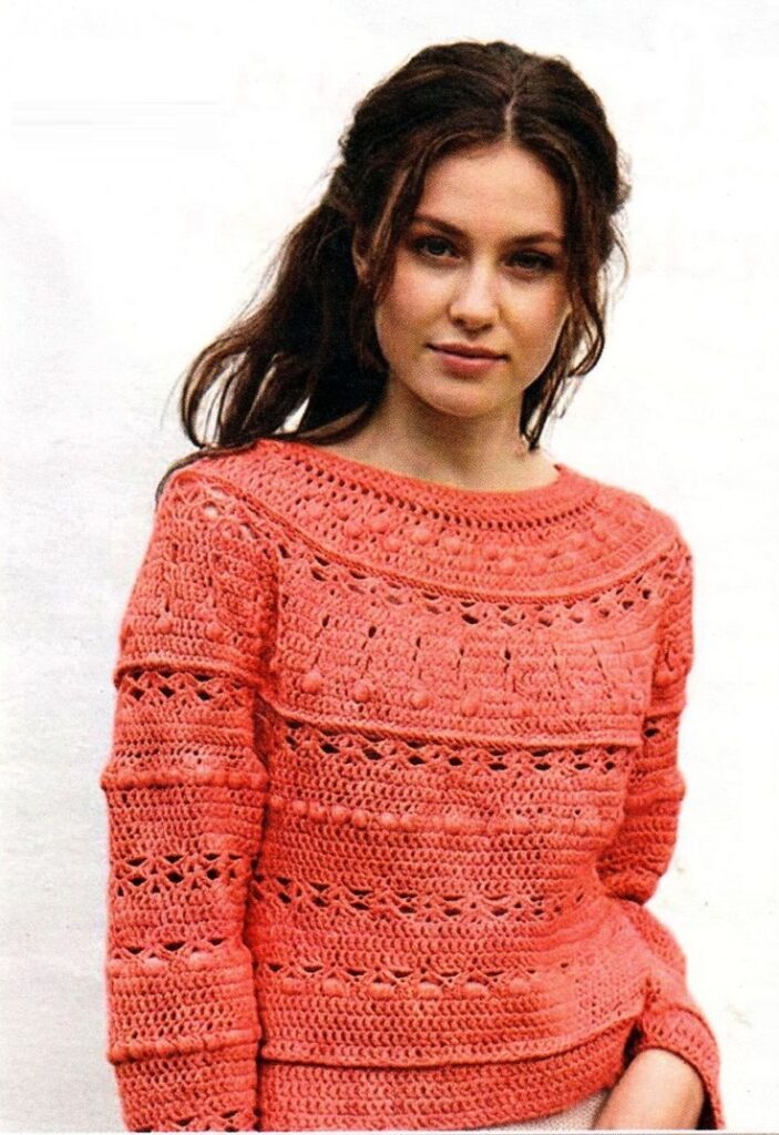 вязаный пуловер