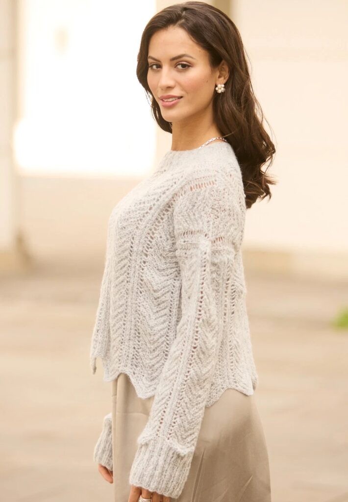 вязаный пуловер