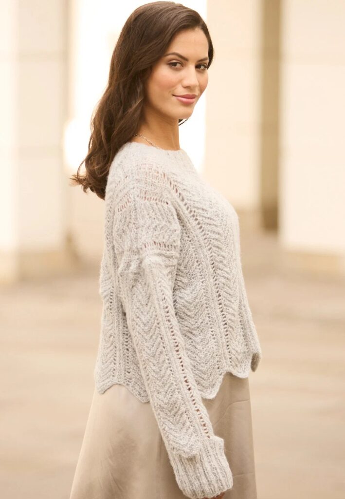 вязаный пуловер