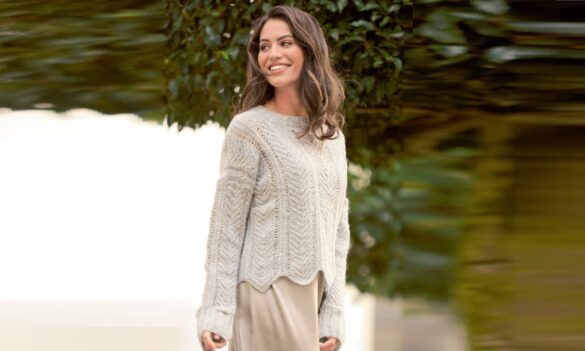 вязаный пуловер