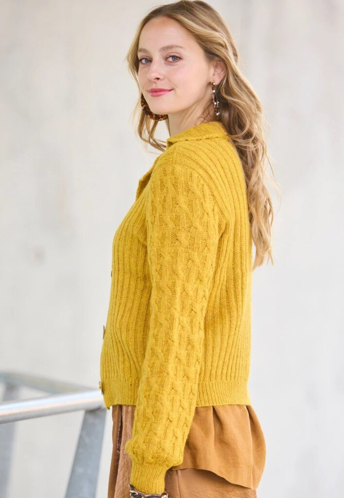 вязаный жакет