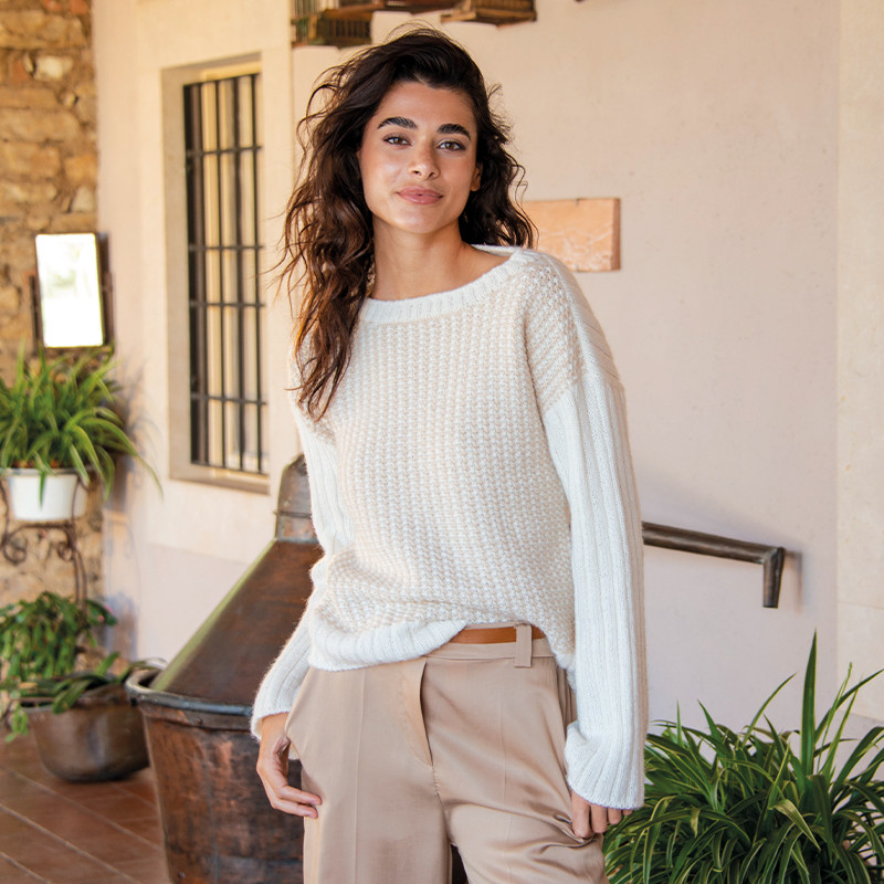 вязаный пуловер