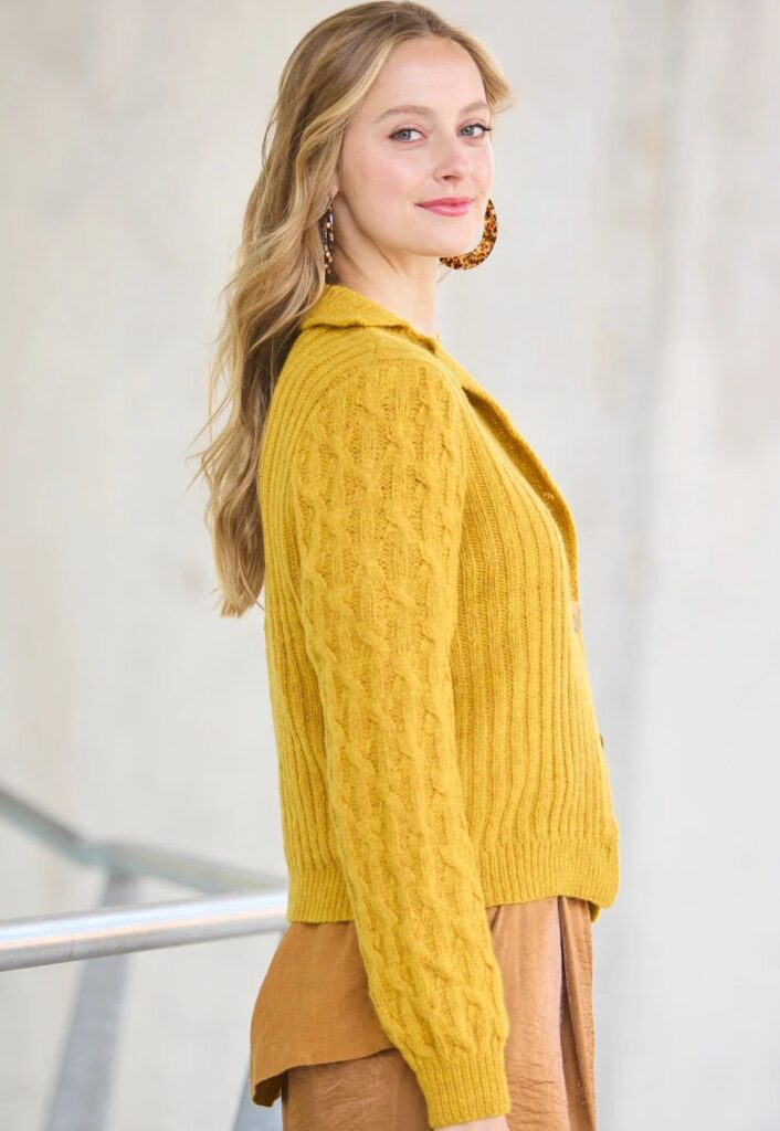 вязаный жакет