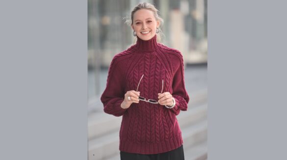 вязаный пуловер