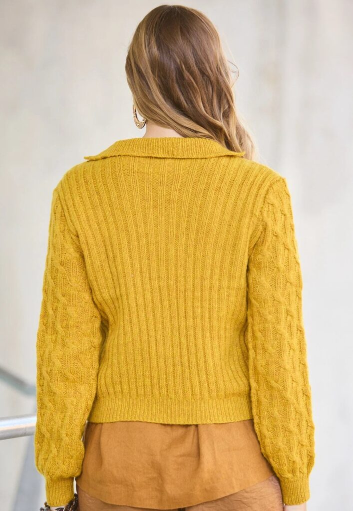 вязаный жакет