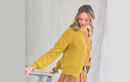 вязаный жакет