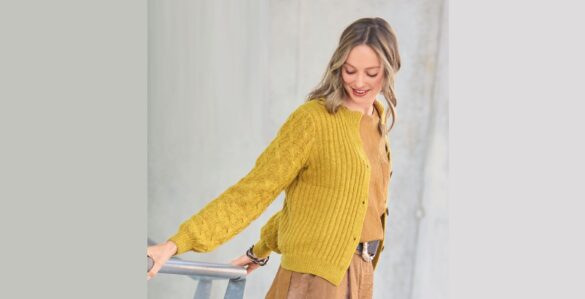 вязаный жакет