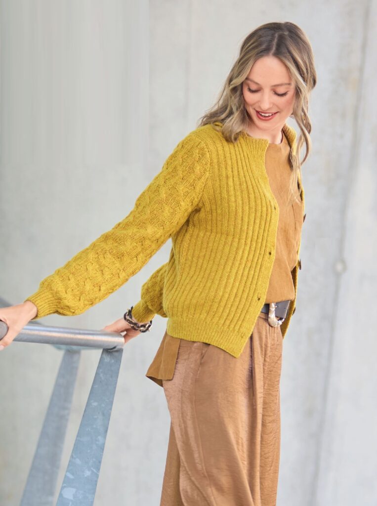 вязаный жакет