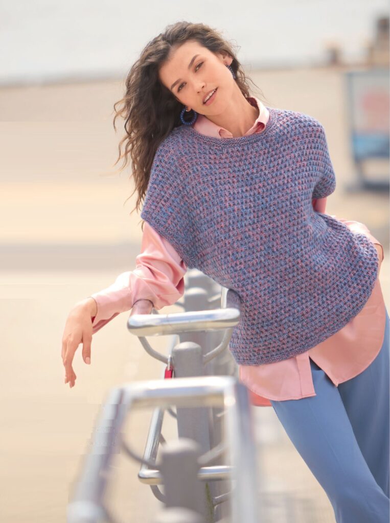 вязаный жилет