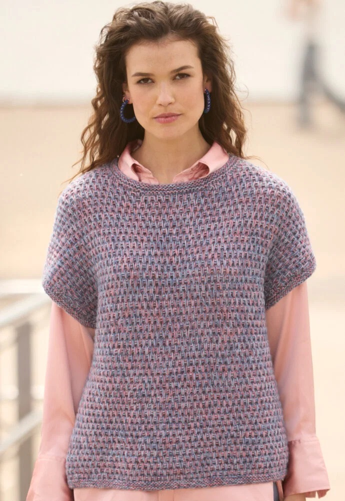 вязаный жилет