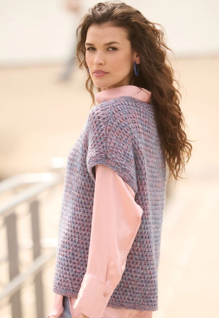 вязаный жилет