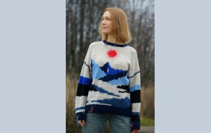 вязаный пуловер