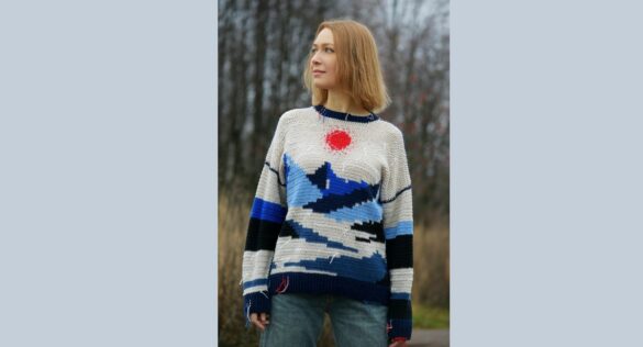 вязаный пуловер