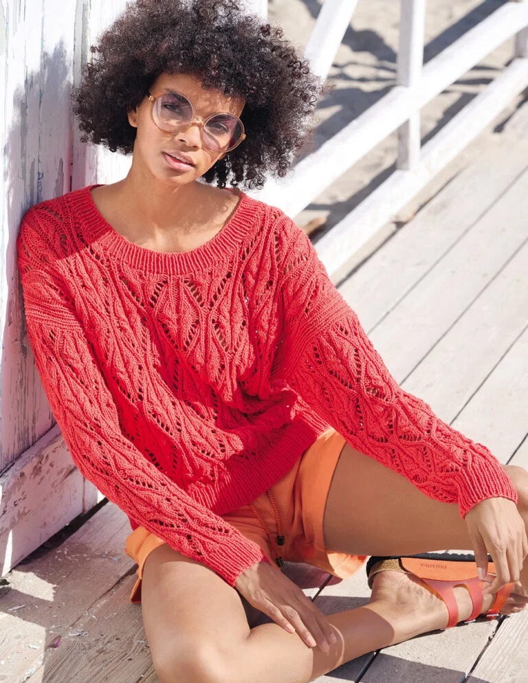 вязаный пуловер